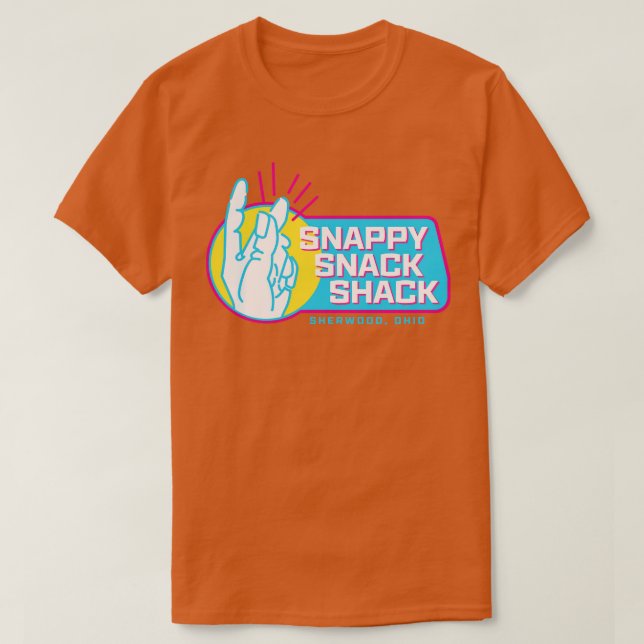 Snappy Snack Shack T-Shirt (Design Front)
