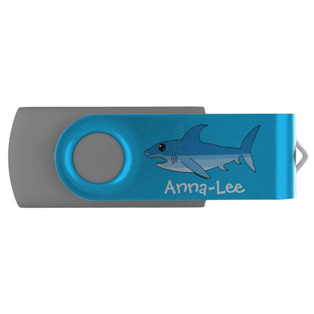 Snappz the Shark USB Flash Drive (Front)