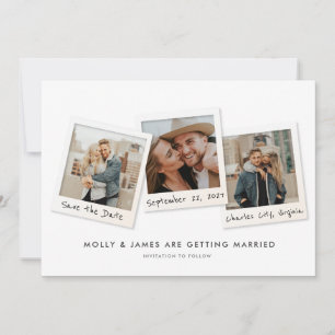 Snapshots Save the Date Card