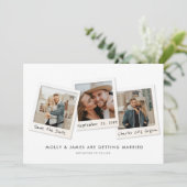 Snapshots Save the Date Card (Standing Front)