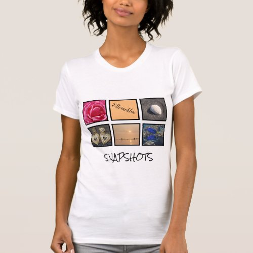 Snapshots six photos collages collection T_Shirt