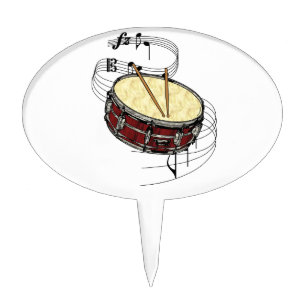 Snare Drum Cake Topper