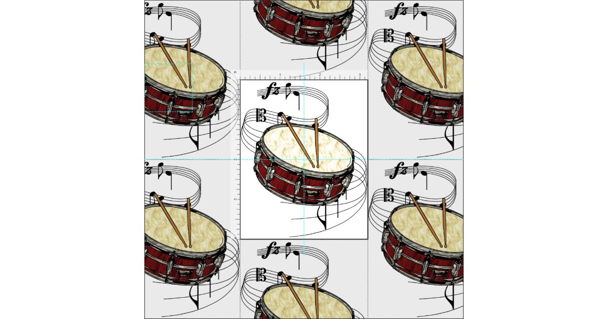 Snare Drum Fabric Zazzle