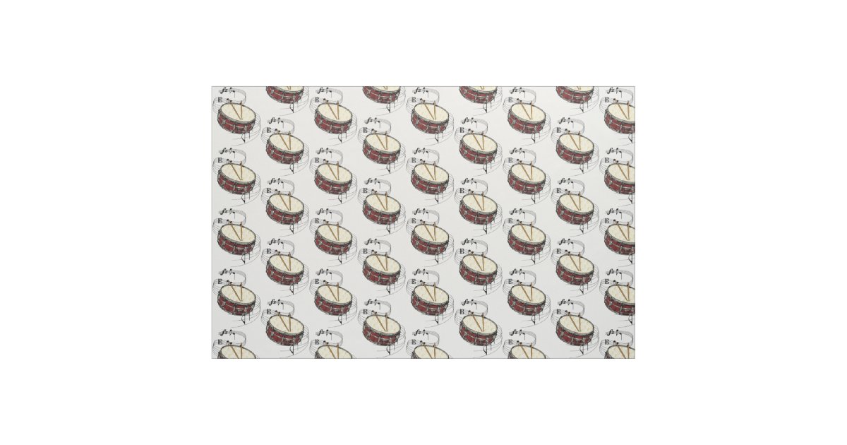 Snare Drum Fabric Zazzle