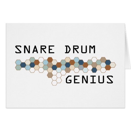 Snare Drum Genius Cards (Front Horizontal)