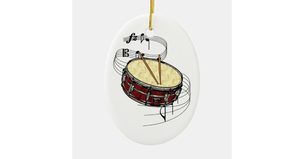 Snare Drum Ornament Zazzle