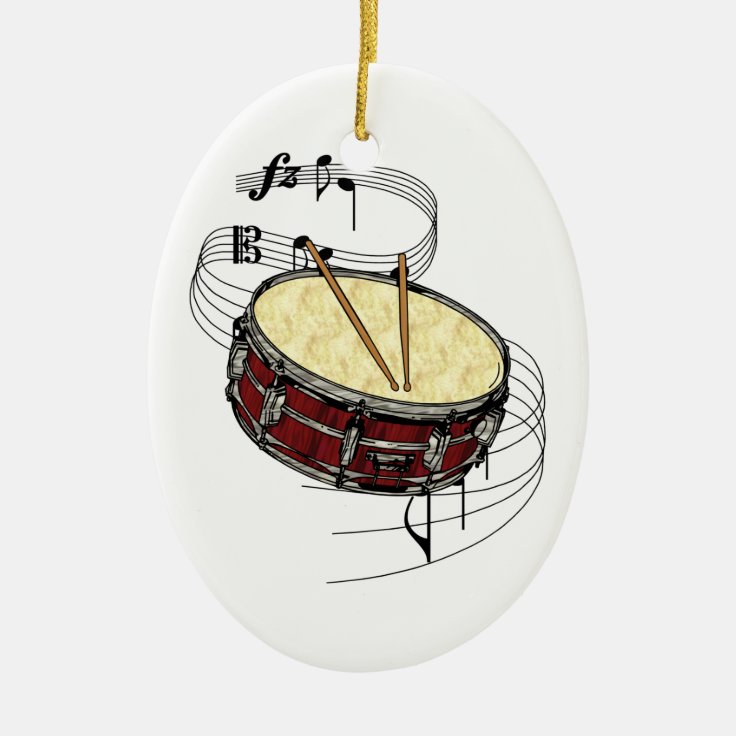 Snare Drum Ornament Zazzle