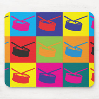 Snare Drum Pop Art Mouse Pad