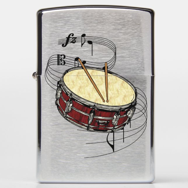 Snare Drum Zippo Lighter (Front)