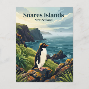 Snares Islands New Zealand Postcard