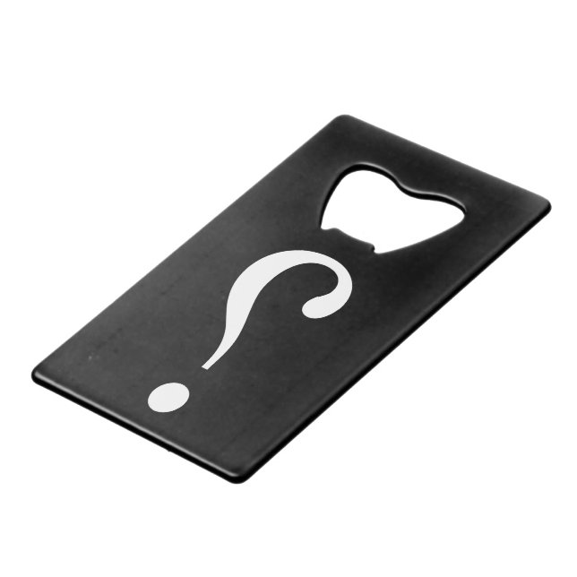sNARK mARK {ironicon} Credit Card Bottle Opener (Back Angled)
