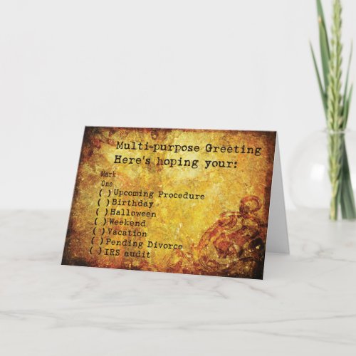 Snarkalicious Multi_Purpose Greeting Card