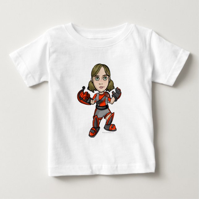 Snarkie Virtupets Space Station Staff Player Baby T-Shirt (Front)