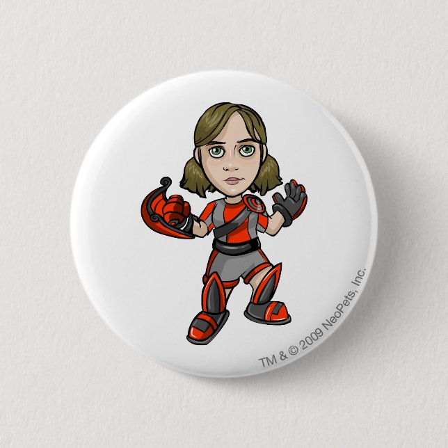 Snarkie Virtupets Space Station Staff Player Pinback Button (Front)
