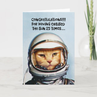 Snarky 25th Birthday Card