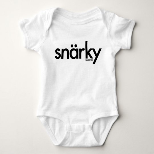 Snarky Baby Baby Bodysuit
