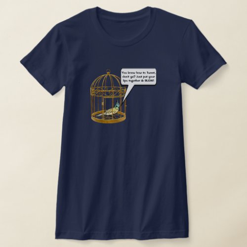 Snarky Bird Talk Personalized T_Shirt