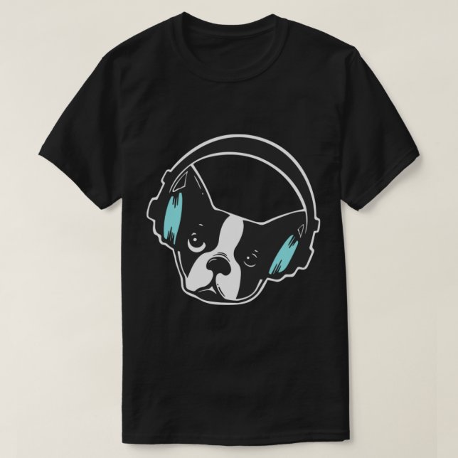 Snarky Blue Puppy T-Shirt (Design Front)