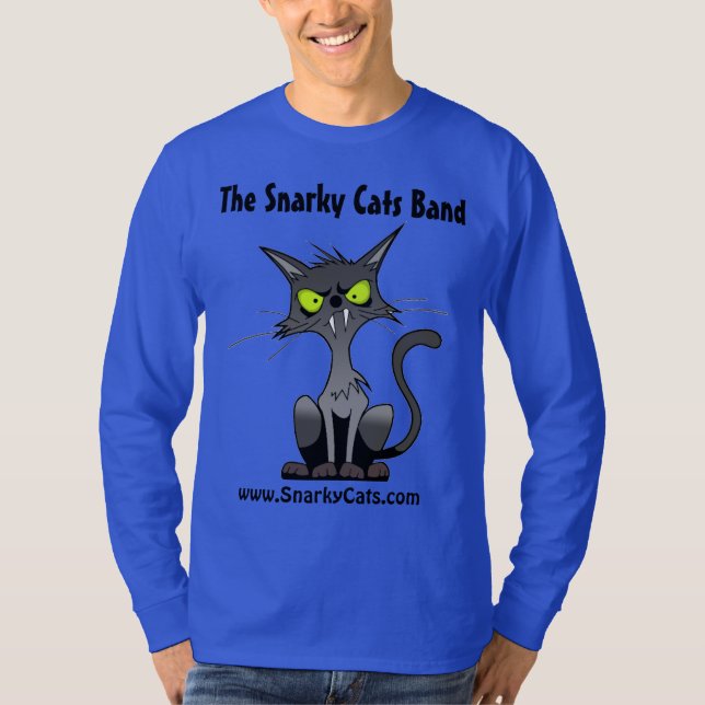 Snarky Cats Band T-Shirt (Front)