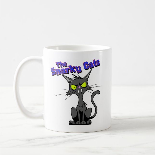 Snarky Cats Cup (Left)