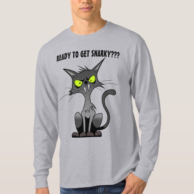 Snarky Cats T-Shirt (Front)