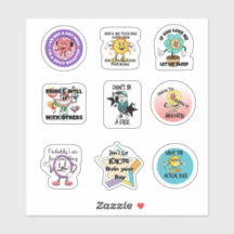 Snarky Funny Vinyl Stickers