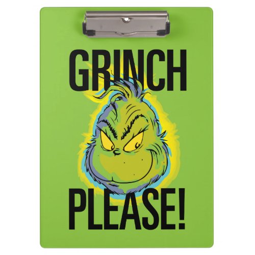 Snarky Grinch  Funny Grinch Please Clipboard