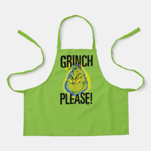 Snarky Grinch   Funny Grinch Please Quote Apron