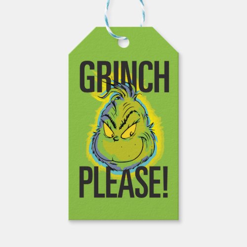 Snarky Grinch  Funny Grinch Please Quote Gift Tags