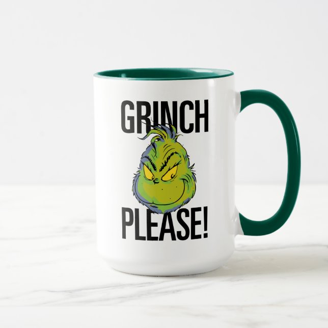 Snarky Grinch | Funny Grinch Please Quote Mug (Right)