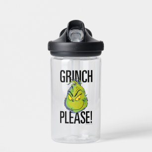 Snarky Grinch Funny Grinch Please Quote Water Bottle