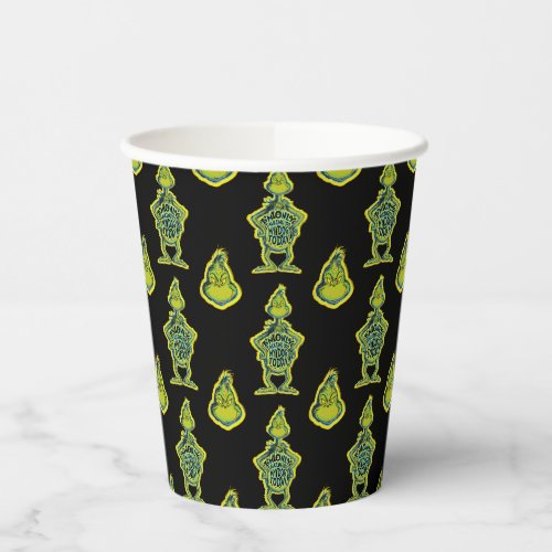 Snarky Grinch  Funny Im Only Talking to My Dog Paper Cups