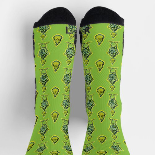 Snarky Grinch  Funny Im Only Talking to My Dog T Socks