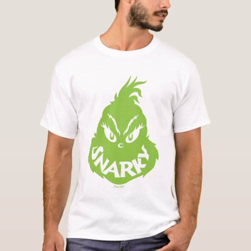 Snarky Grinch  The Grinch Face T_Shirt