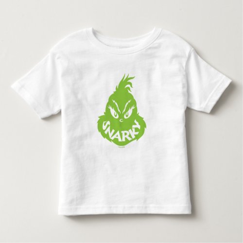 Snarky Grinch  The Grinch Face Toddler T_shirt