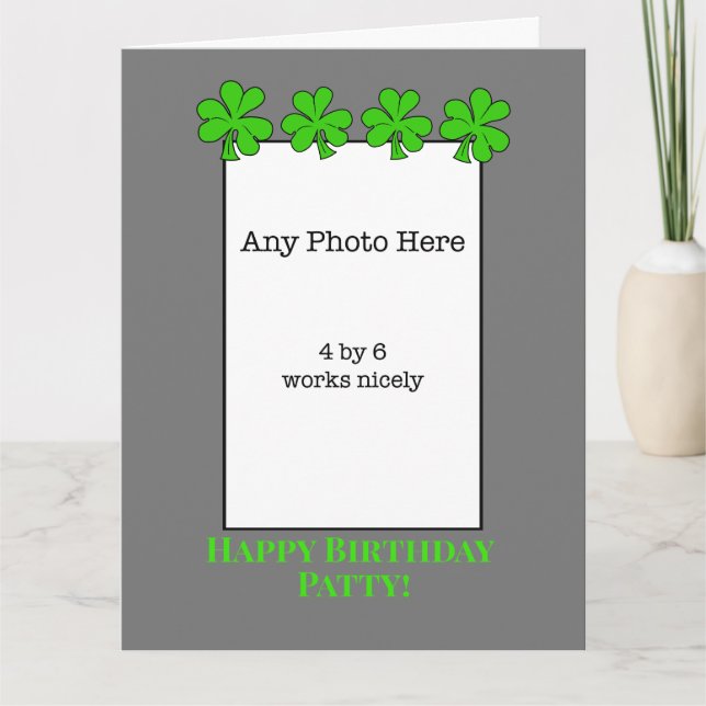 Snarky Irish Birthday Card (Front)