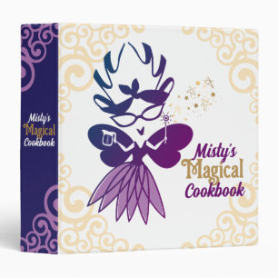 Snarky kitchen fairy magic wand cooking baking rec binder
