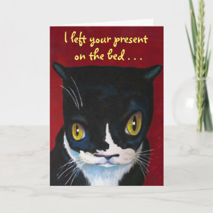 Snarky Kitty Birthday Card