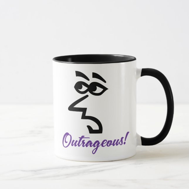 Snarky Lady Outrageous Coffee Mug (Right)
