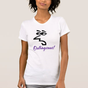 Snarky Lady Outrageous shirt in light color