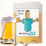 Snarky Sarcastic 60th Birthday Ethnic Man Cartoon  Card<br><div class="desc">This snarky 60th male cartoon birthday card seems to be complimentary but wait for the punchline! This snarky card can be personalized with his name to add a custom touch!</div>