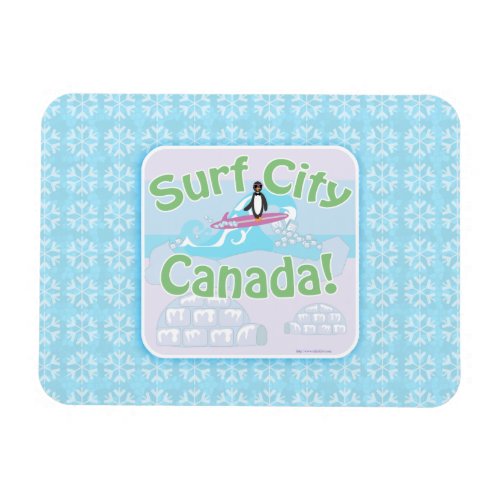 Snarky Surf City Canada Magnet