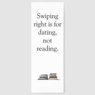 Snarky Swiping Right is for Dating Bookmarks
