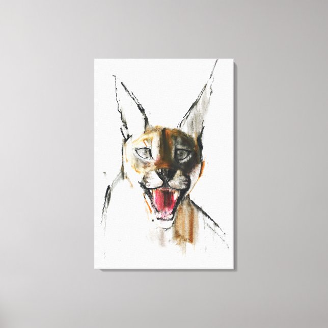 Snarl Canvas Print (Front)
