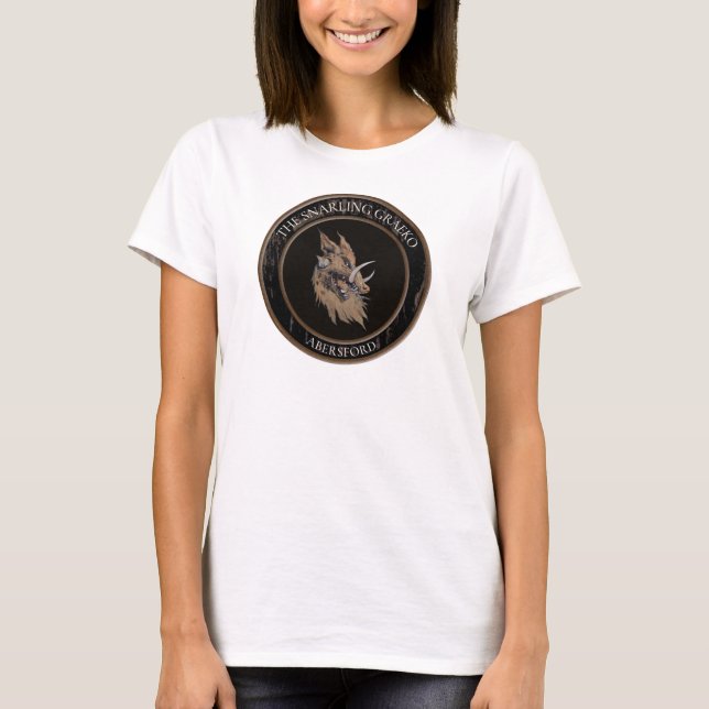 Snarling Graeko Round Women's T-Shirt (Front)