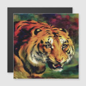 Snarling Tiger Artistic Portrait (Front/Back)