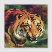 Snarling Tiger Artistic Portrait (Front)