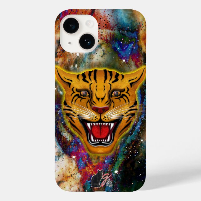 Snarling Tiger Nebula Case-Mate iPhone Case (Back)
