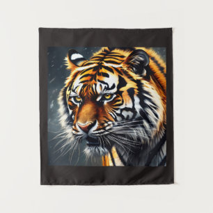 Snarling Tiger Wall Hanging Bedroom Décor Tapestry