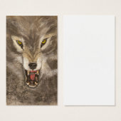Snarling Wolf (Front & Back)